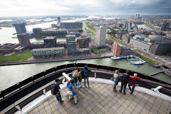 View from Euromast on Lloydkwartier