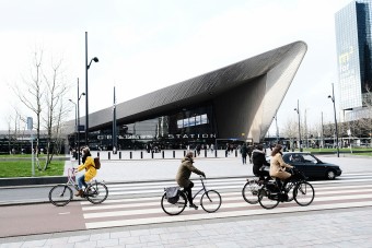Rotterdam Central Station frontside